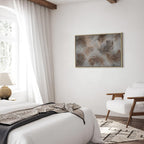 Beige Floral Canvas Print