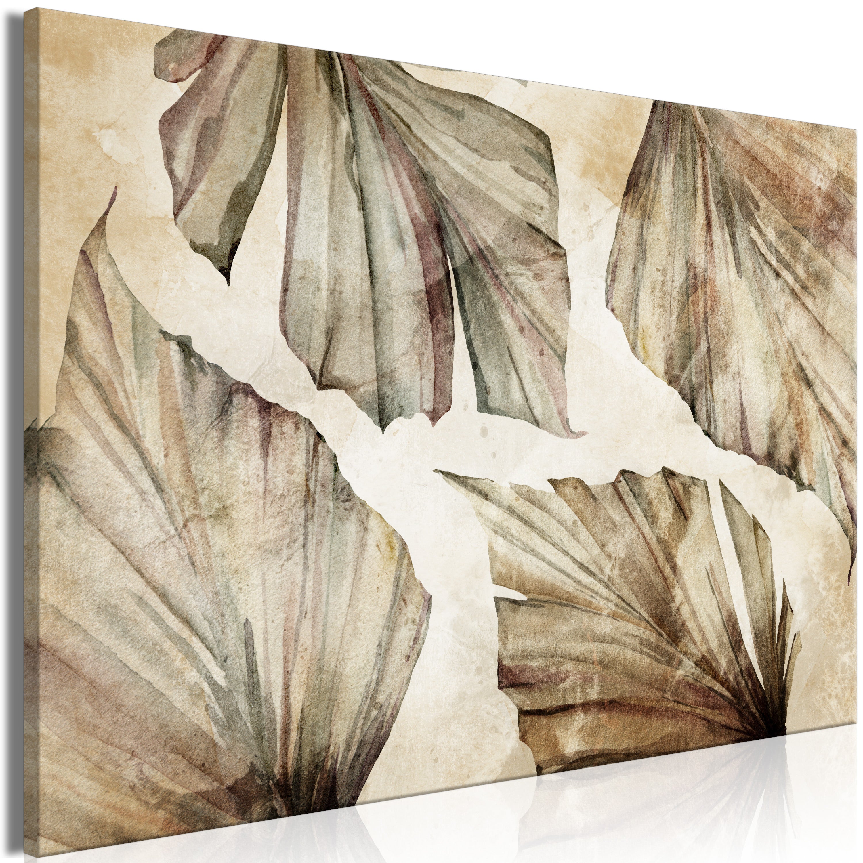 Canvas Print Autumn Leaves Wide (1 Part)