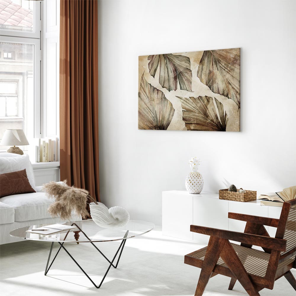 Autumn Leaves Nature Canvas Print