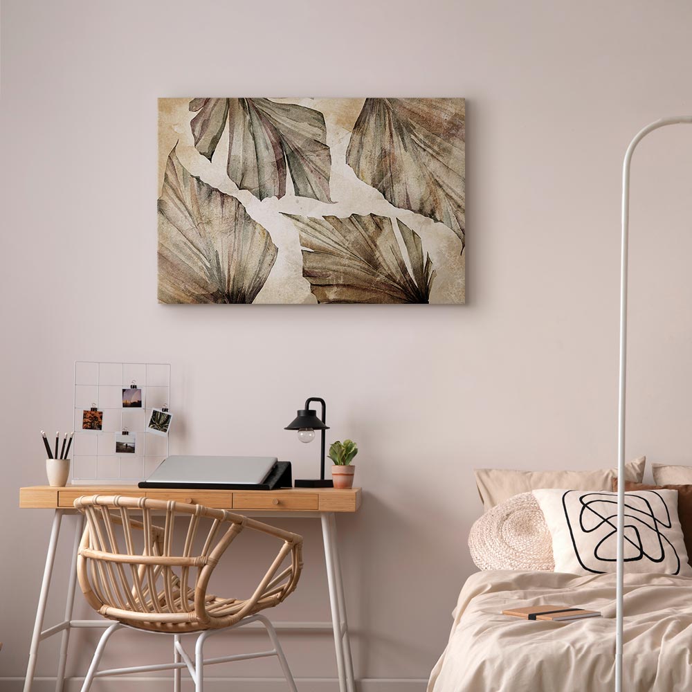 Autumn Leaves Nature Canvas Print