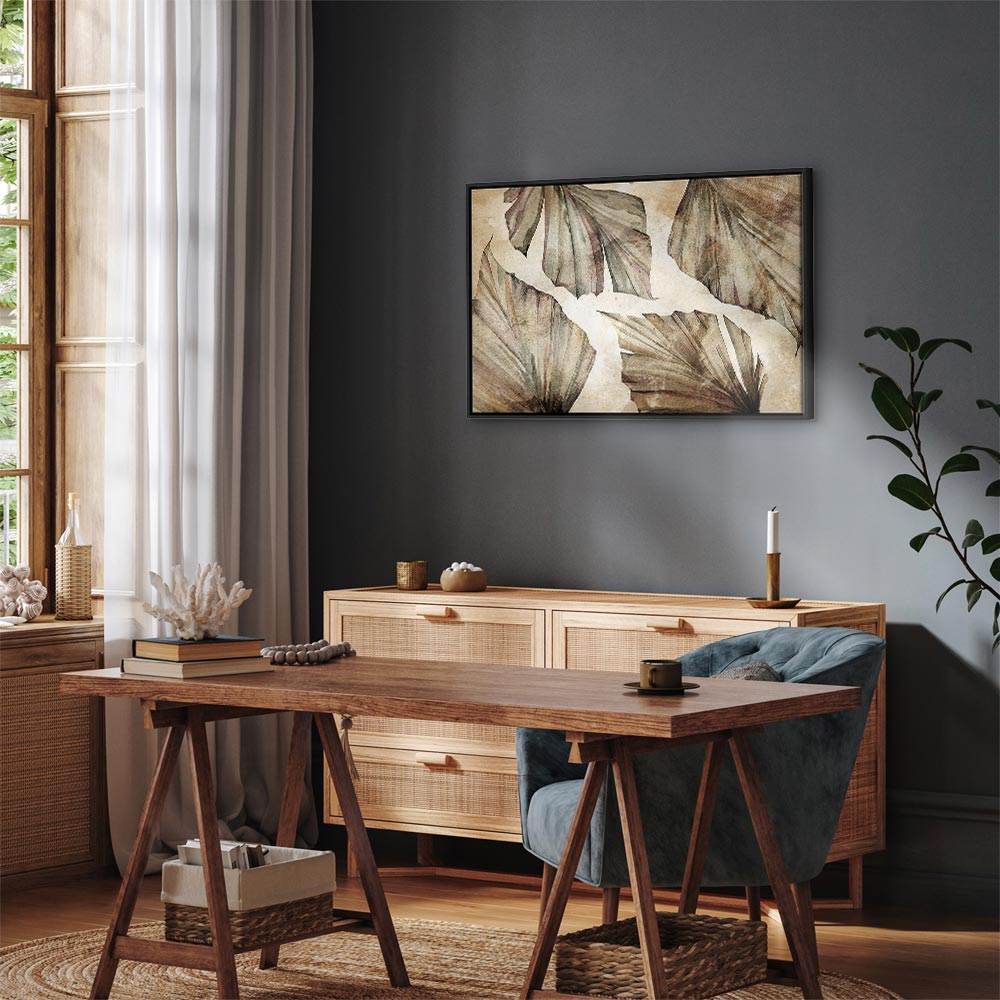 Autumn Leaves Nature Canvas Print