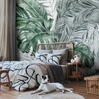 Dense Jungle Leaves Nature Wall Mural