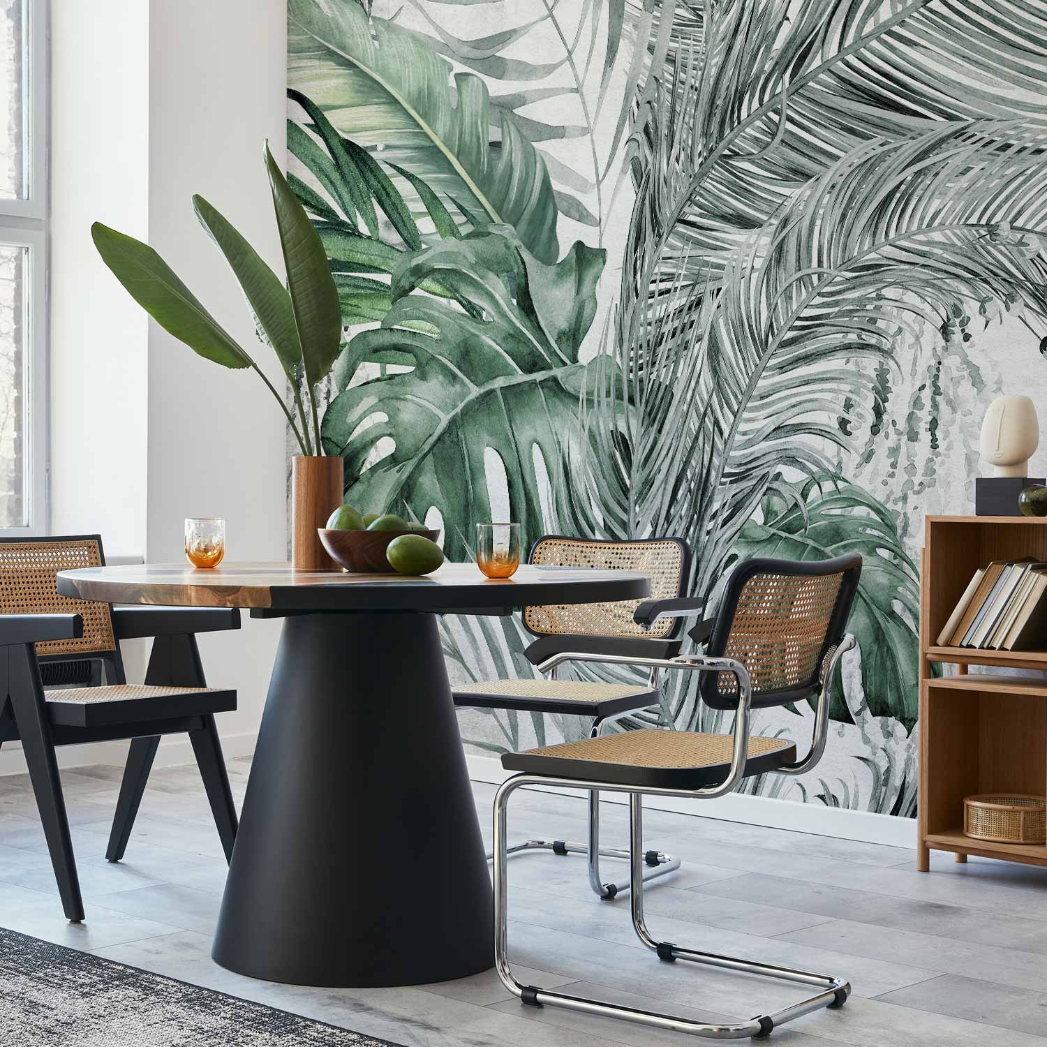 Dense Jungle Leaves Nature Wall Mural