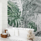 Dense Jungle Leaves Nature Wall Mural