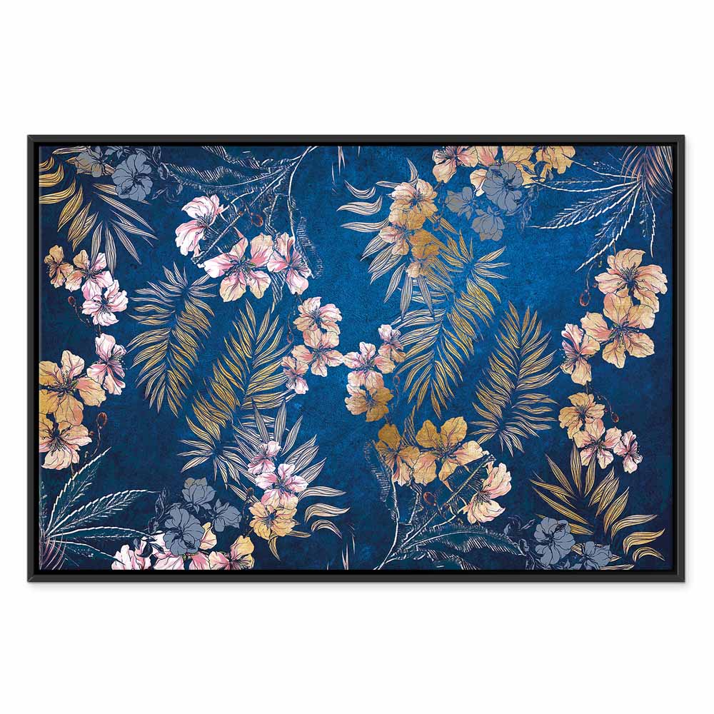 Floral Meadow Nature Canvas Print