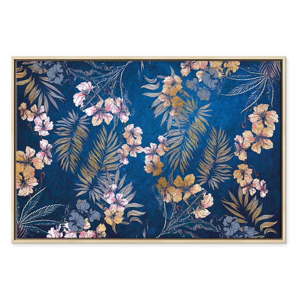 Floral Meadow Nature Canvas Print