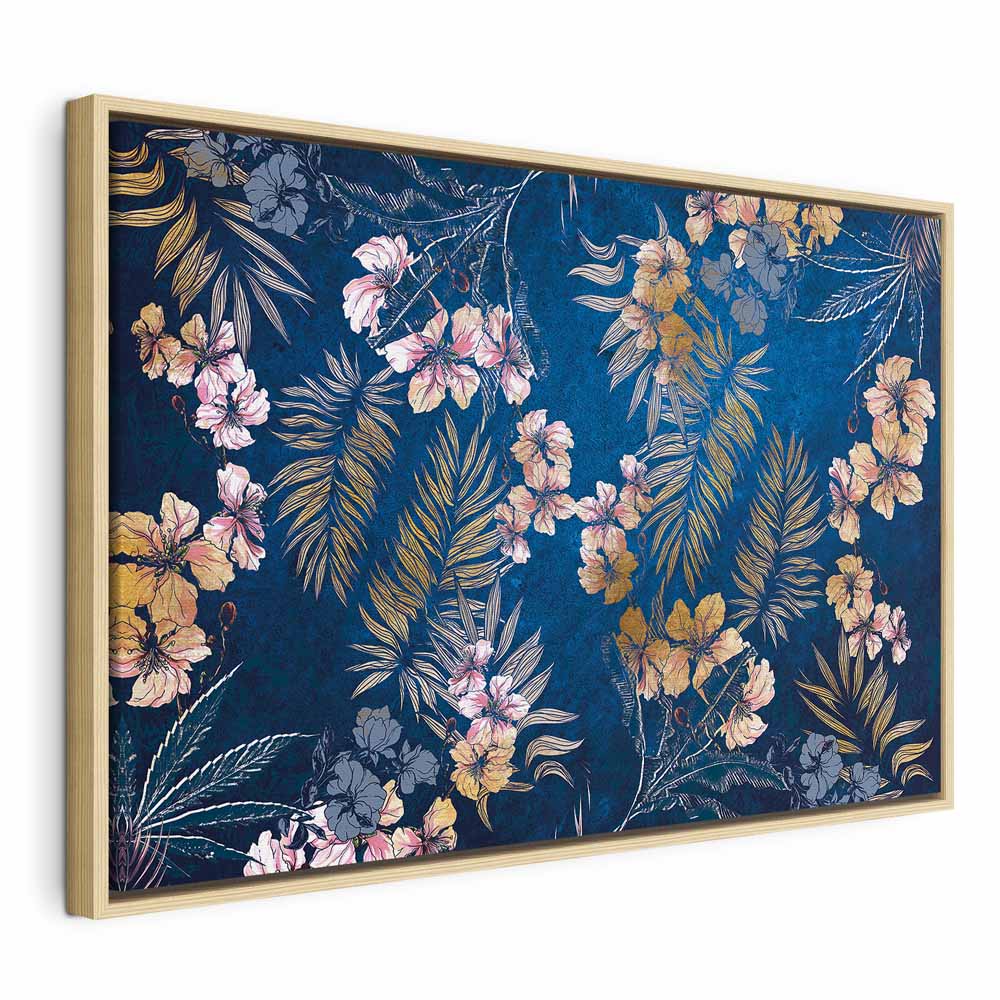 Floral Meadow Nature Canvas Print