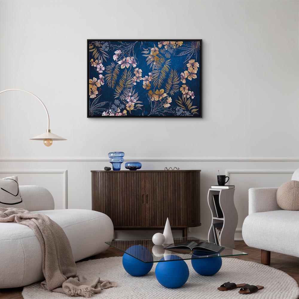 Floral Meadow Nature Canvas Print