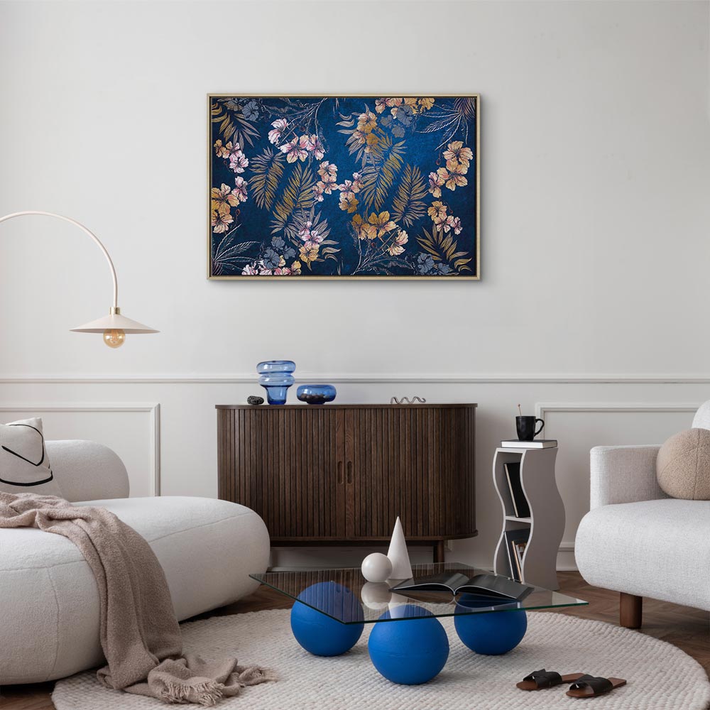 Floral Meadow Nature Canvas Print