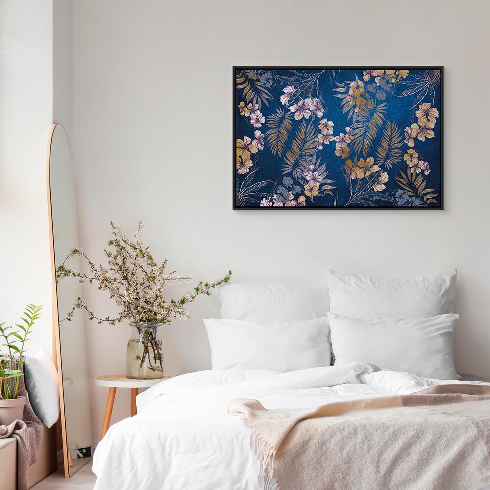 Floral Meadow Nature Canvas Print