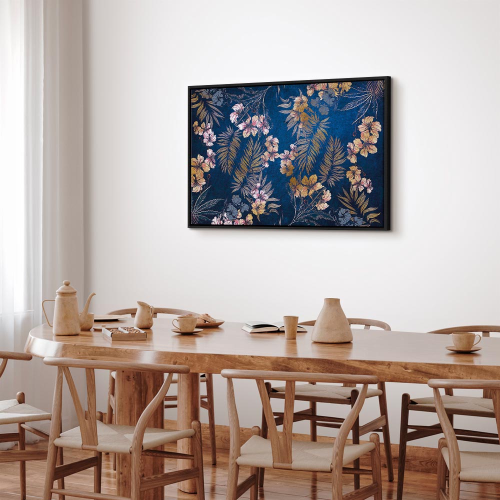 Floral Meadow Nature Canvas Print
