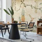 Parrots Jungle Leaves Wall Mural