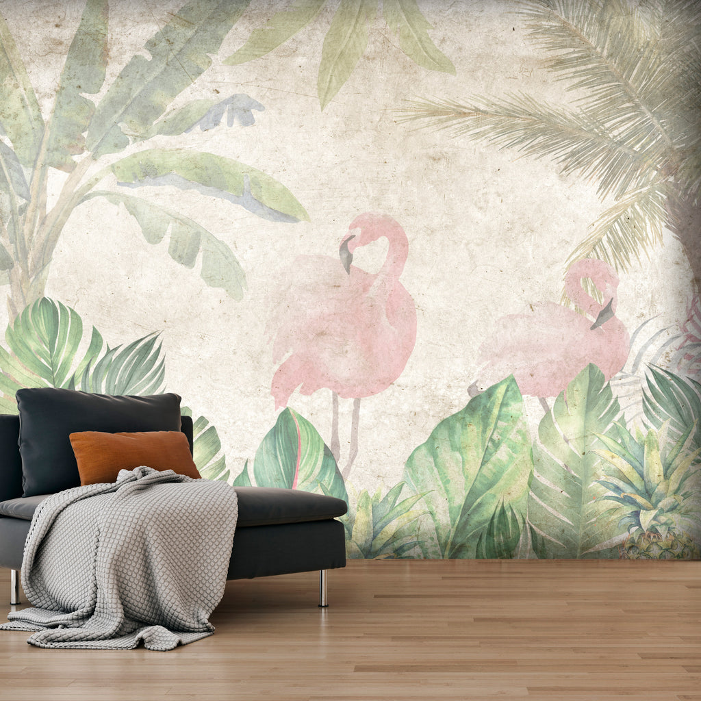 Wall mural Birds in the Jungle - Jungle Birds Design