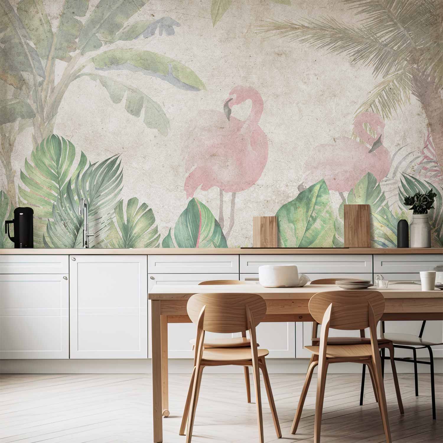 Wall mural Birds in the Jungle - Jungle Birds Design