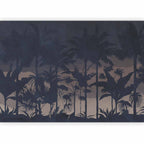 Wall Mural Jungle at Night Leaves