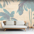 Wall Mural Leaves Misty Tropics
