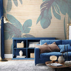 Wall Mural Leaves Misty Tropics