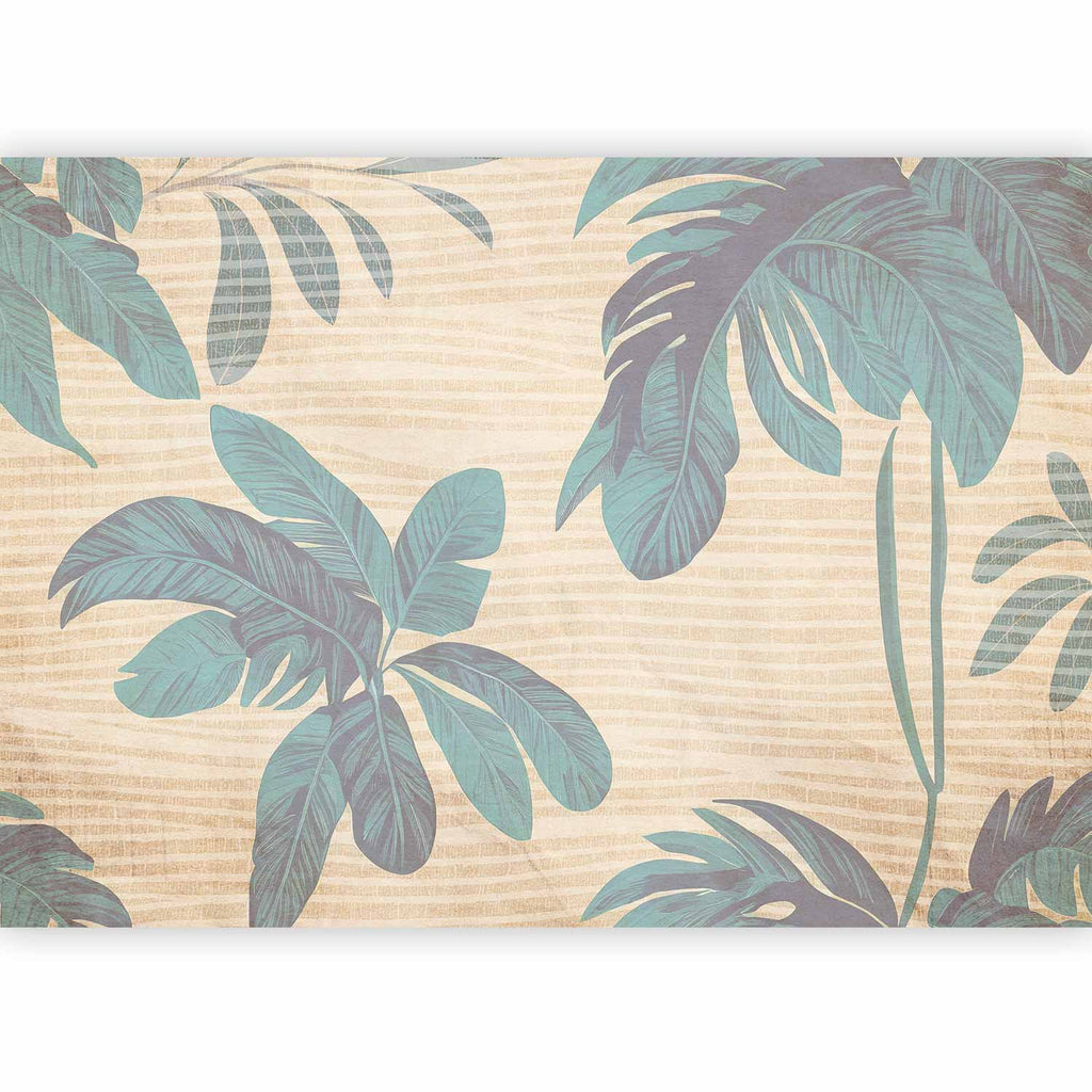 Wall Mural Leaves Misty Tropics