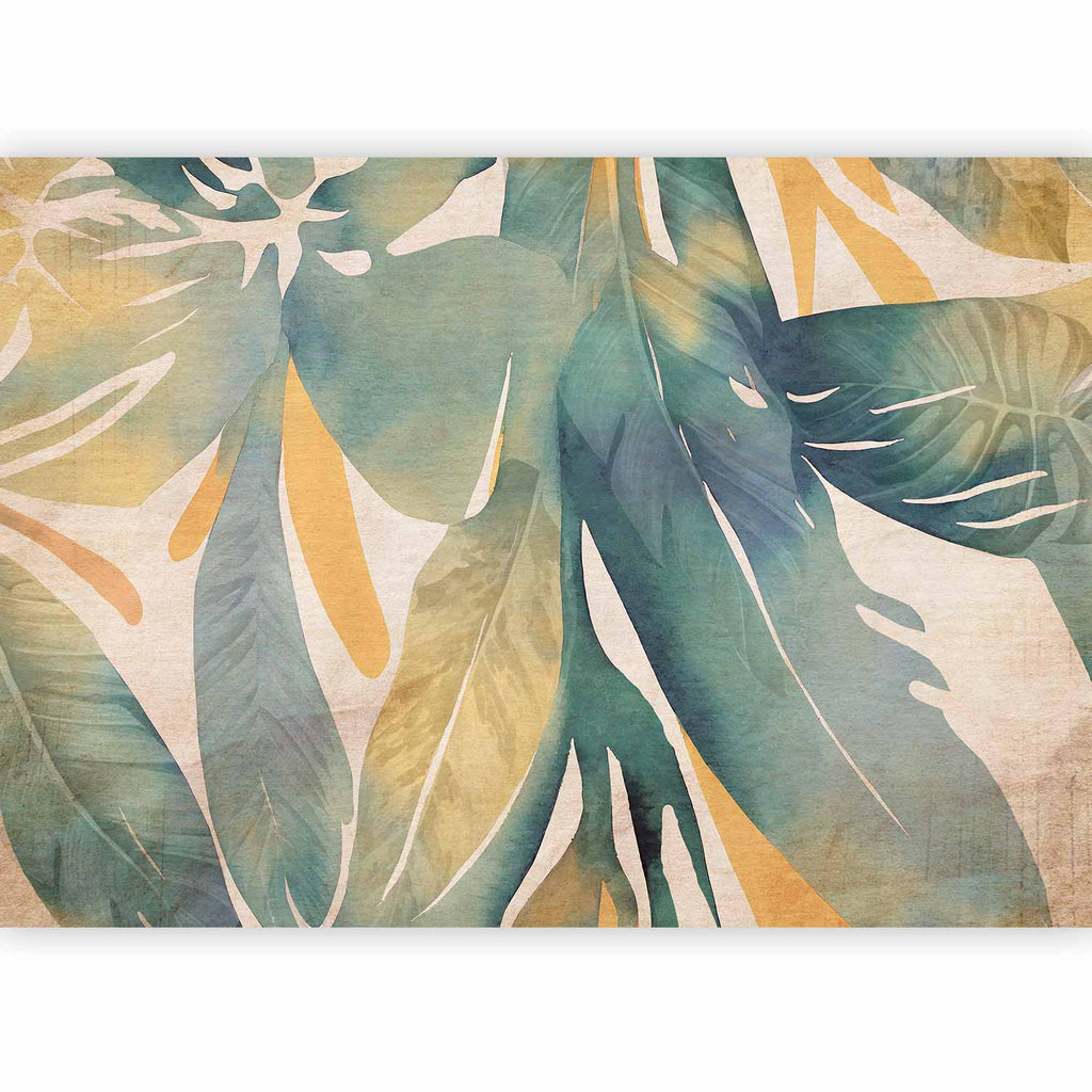 Wall Mural Watercolour Tropics Leaves