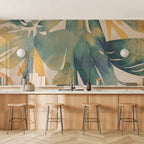 Wall Mural Watercolour Tropics Leaves