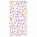 Creamy Little Flowers Blue Floral Wallpaper