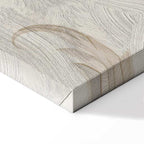 Turquoise Floral Retro Canvas Print