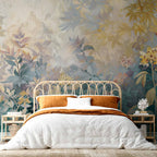 Spring Kilim Meadow and Flowers Tapestry Pattern Wall Mural