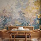 Wall Mural Meadow Flowers Kilim Spring Motif