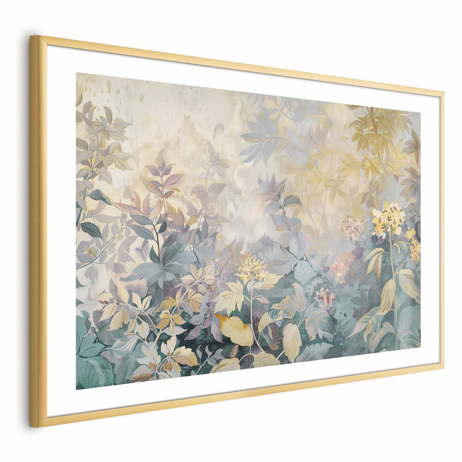 Colorful Floral Tapestry Pattern Poster