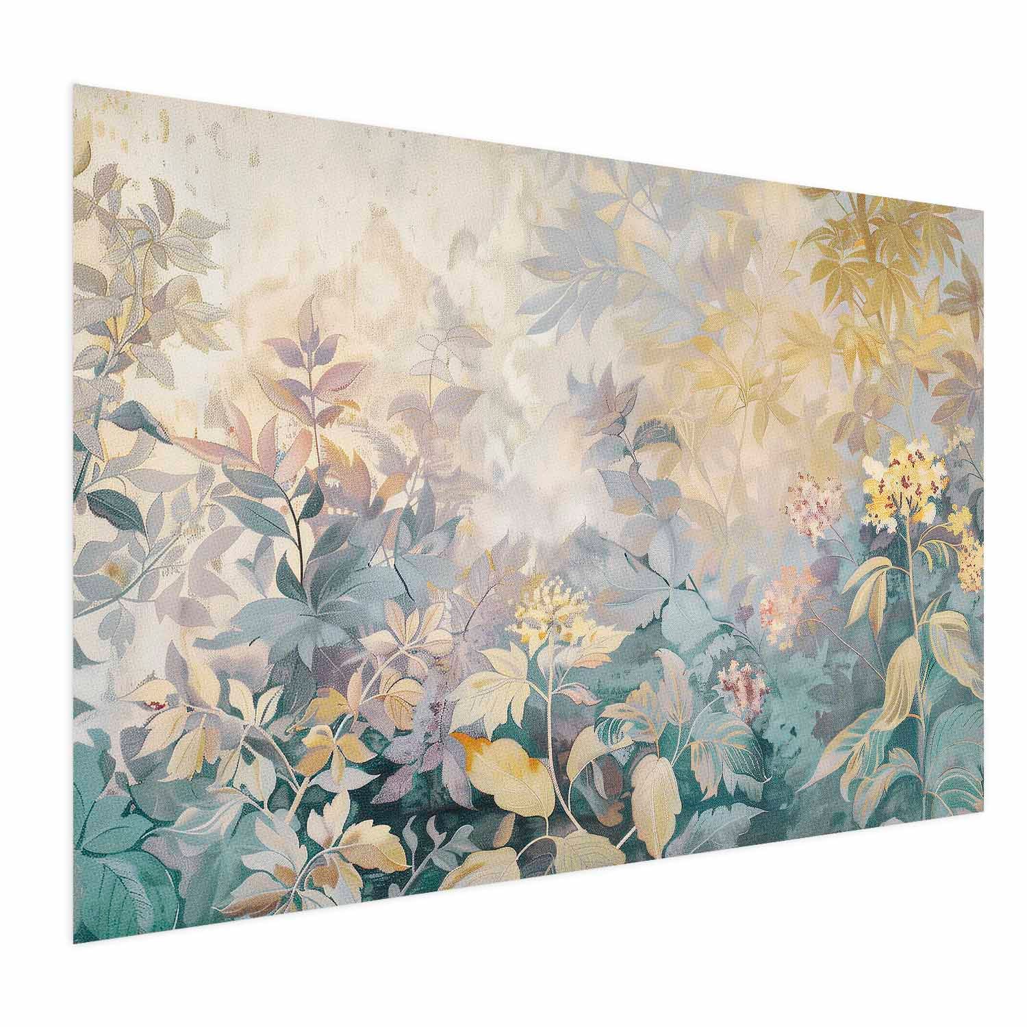 Colorful Floral Tapestry Pattern Poster