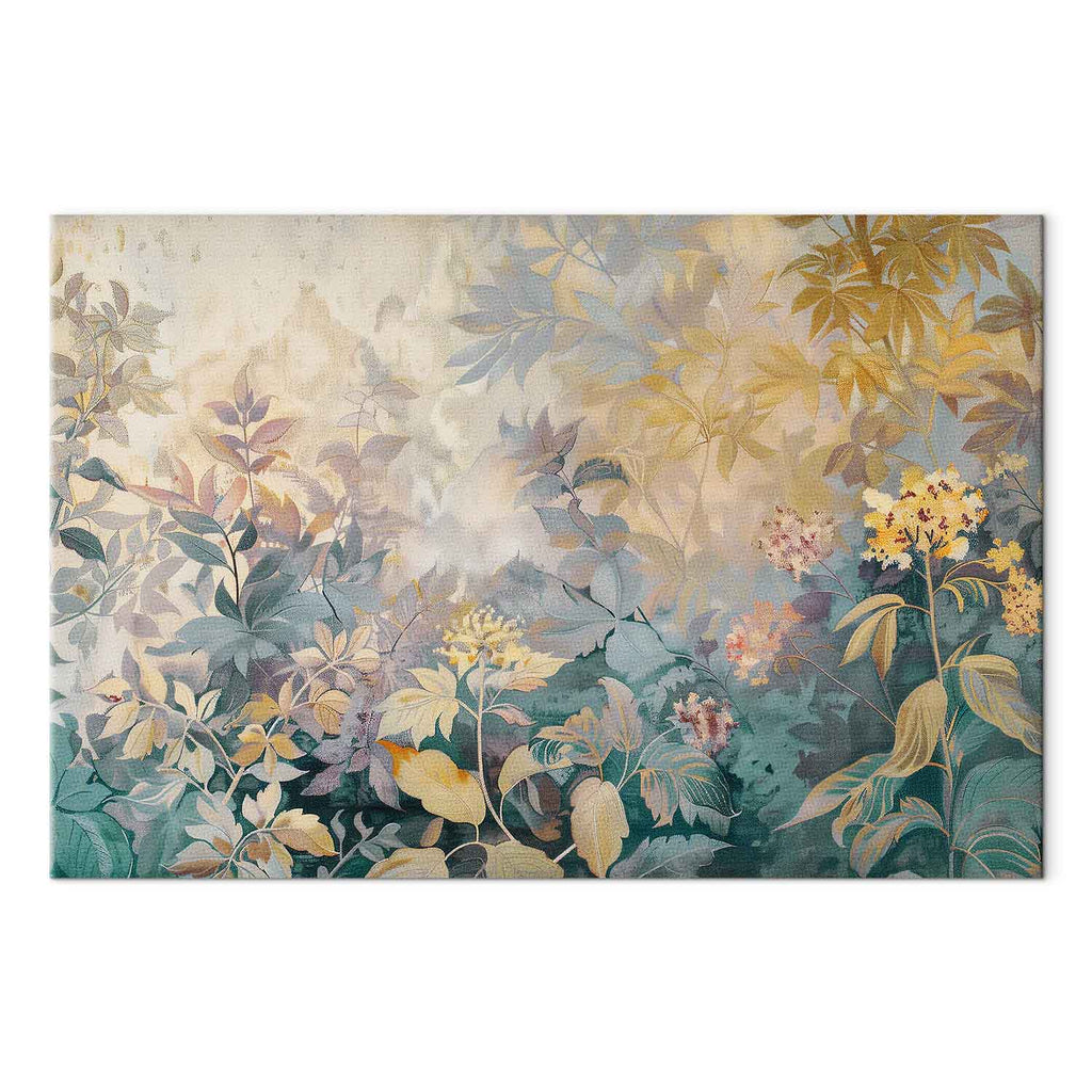 Spring Kilim Meadow Floral Tapestry Canvas Print