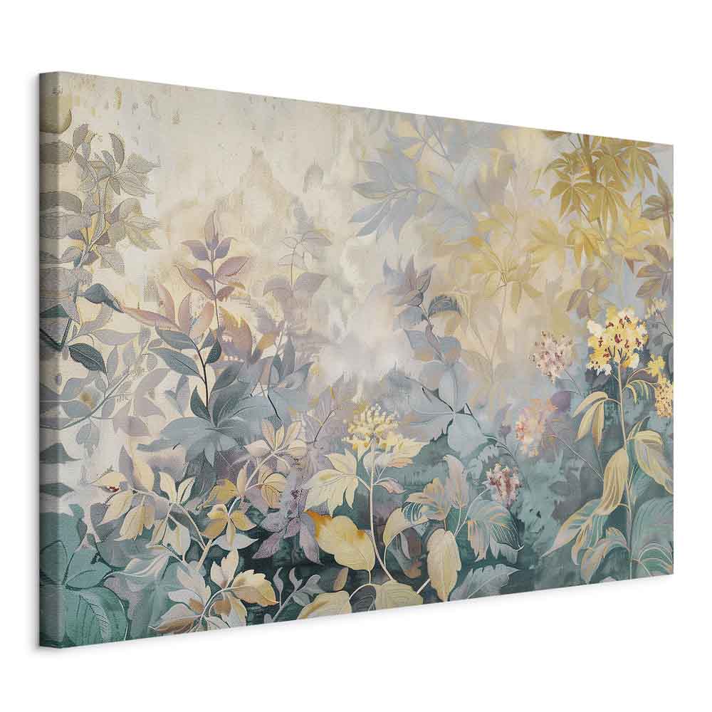 Canvas Print Meadow Kilim Spring Motif