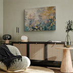 Canvas Print Meadow Kilim Spring Motif