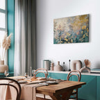 Spring Kilim Meadow Floral Tapestry Canvas Print