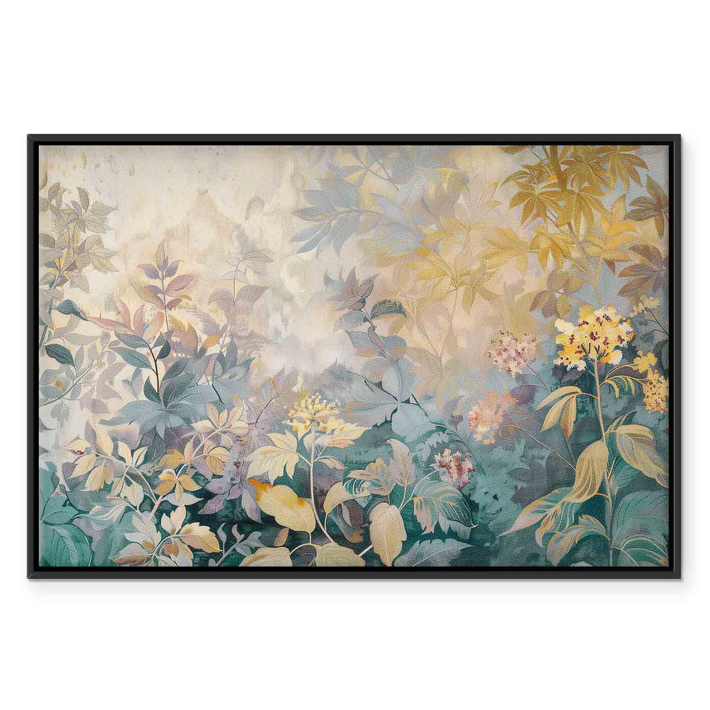 Spring Kilim Meadow Floral Tapestry Canvas Print