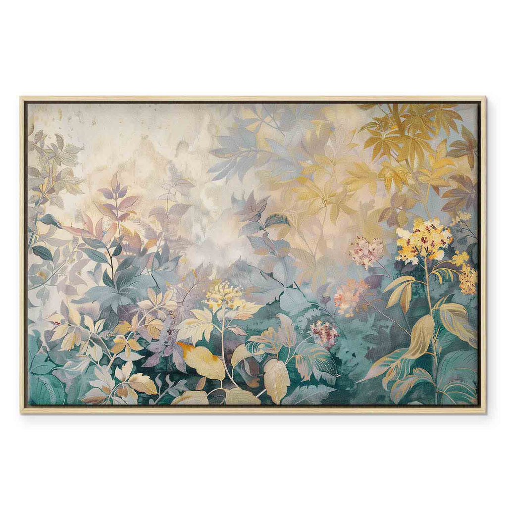 Spring Kilim Meadow Floral Tapestry Canvas Print
