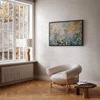 Canvas Print Meadow Kilim Spring Motif