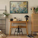 Canvas Print Meadow Kilim Spring Motif