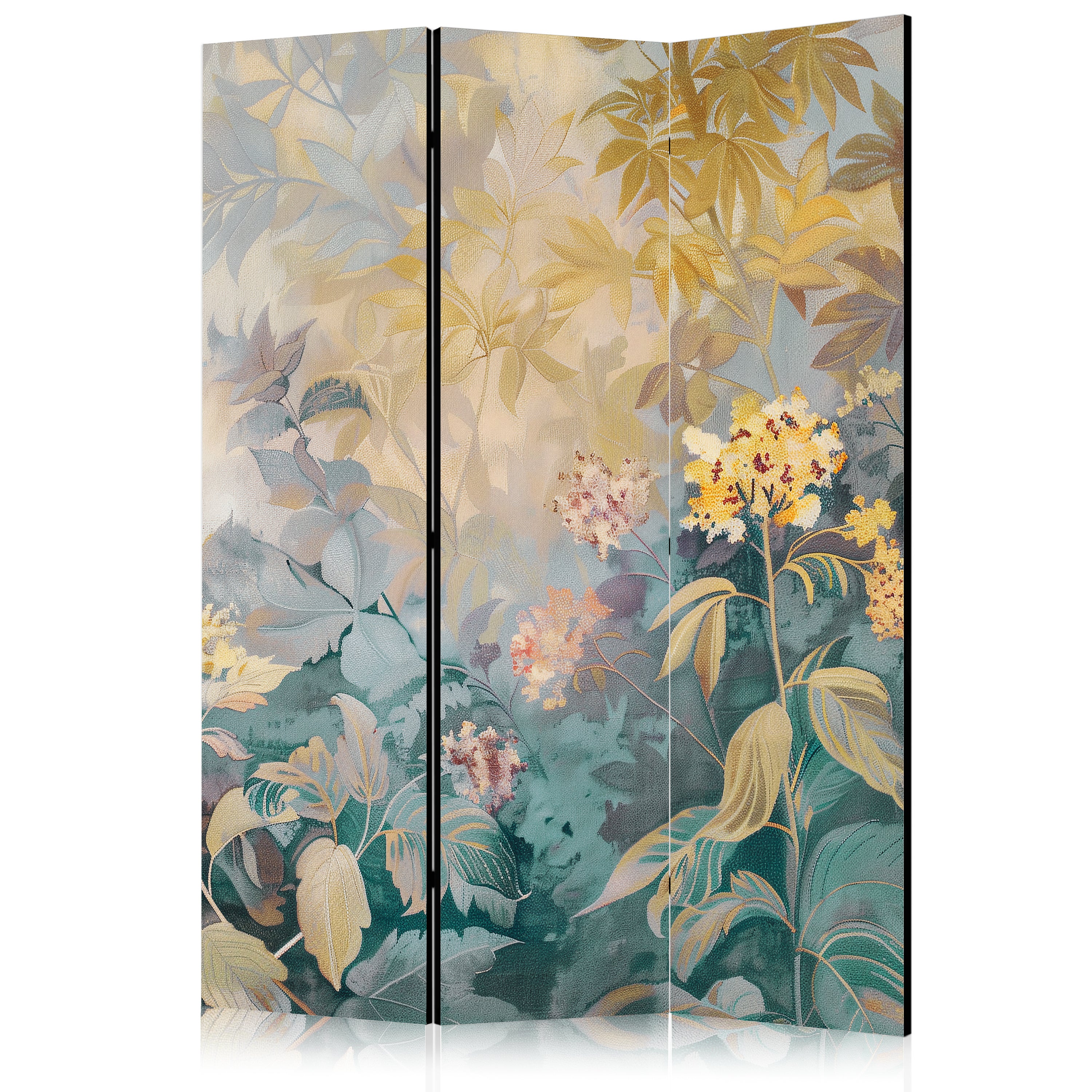Room Divider Tapestry Pattern Meadow and Flowers Kilim Spring Motif