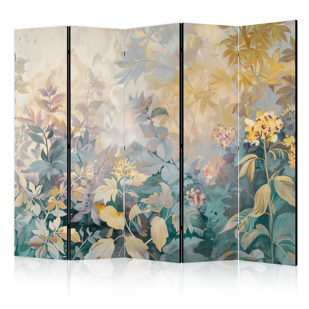 Room Divider - Tapestry Pattern With Meadow and Flowers