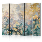 Room Divider - Tapestry Pattern With Meadow and Flowers