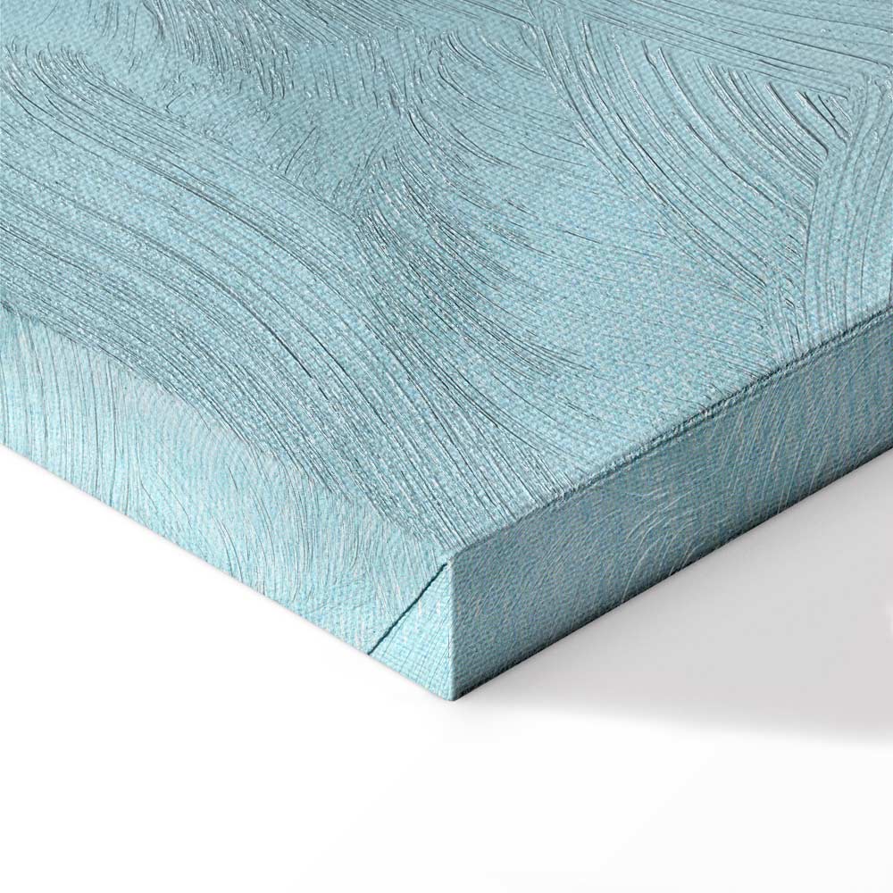 Green Mint Botanical Leaves Canvas Print