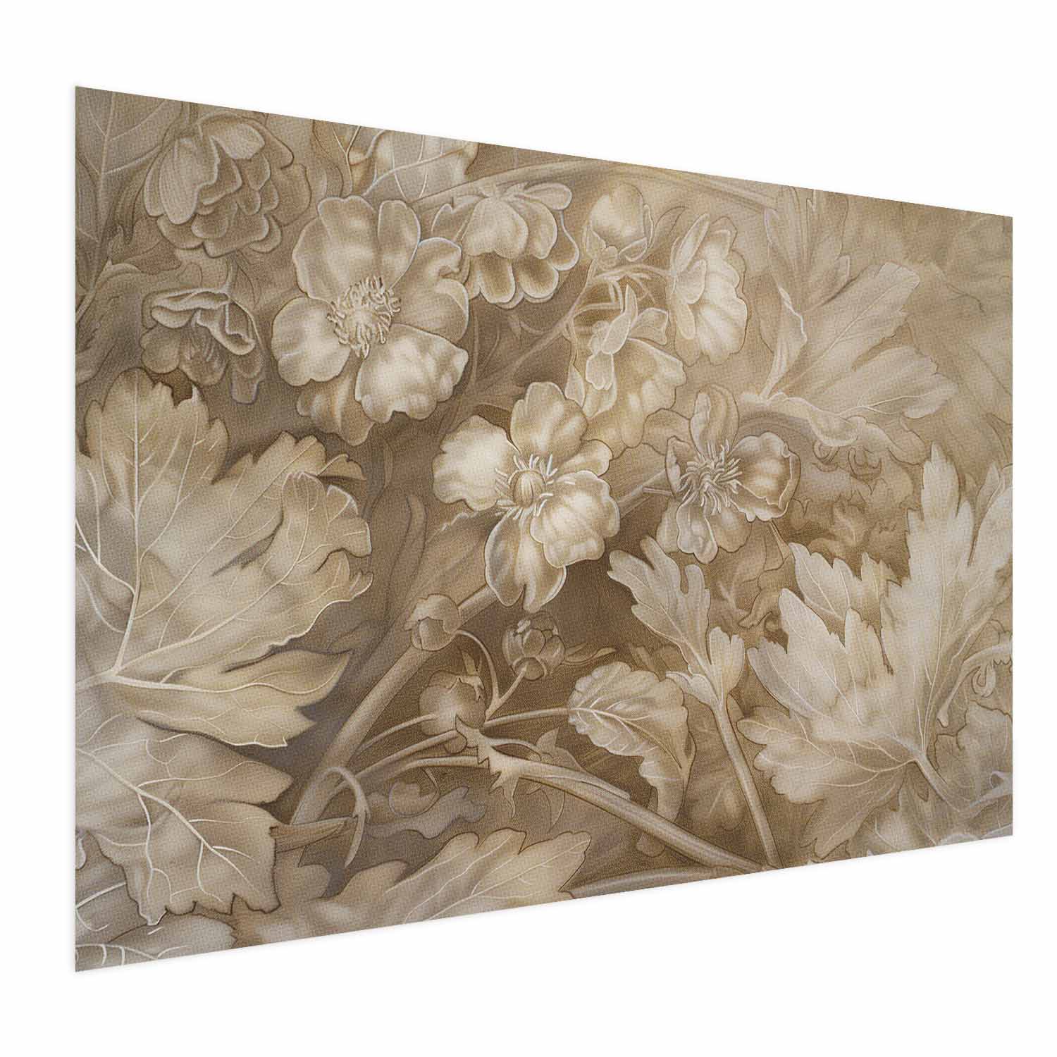 Baroque Ornamental Floral Carvings Poster