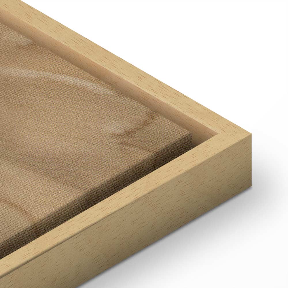 Canvas Print - Floral Ornaments in Sepia Brown Shades