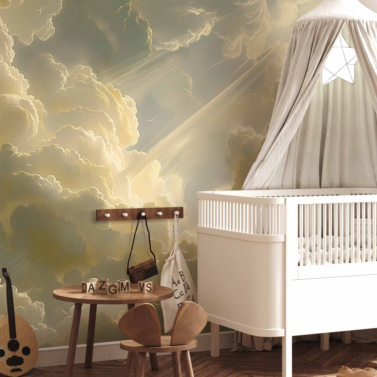 Colorful Cloudscape Wall Mural