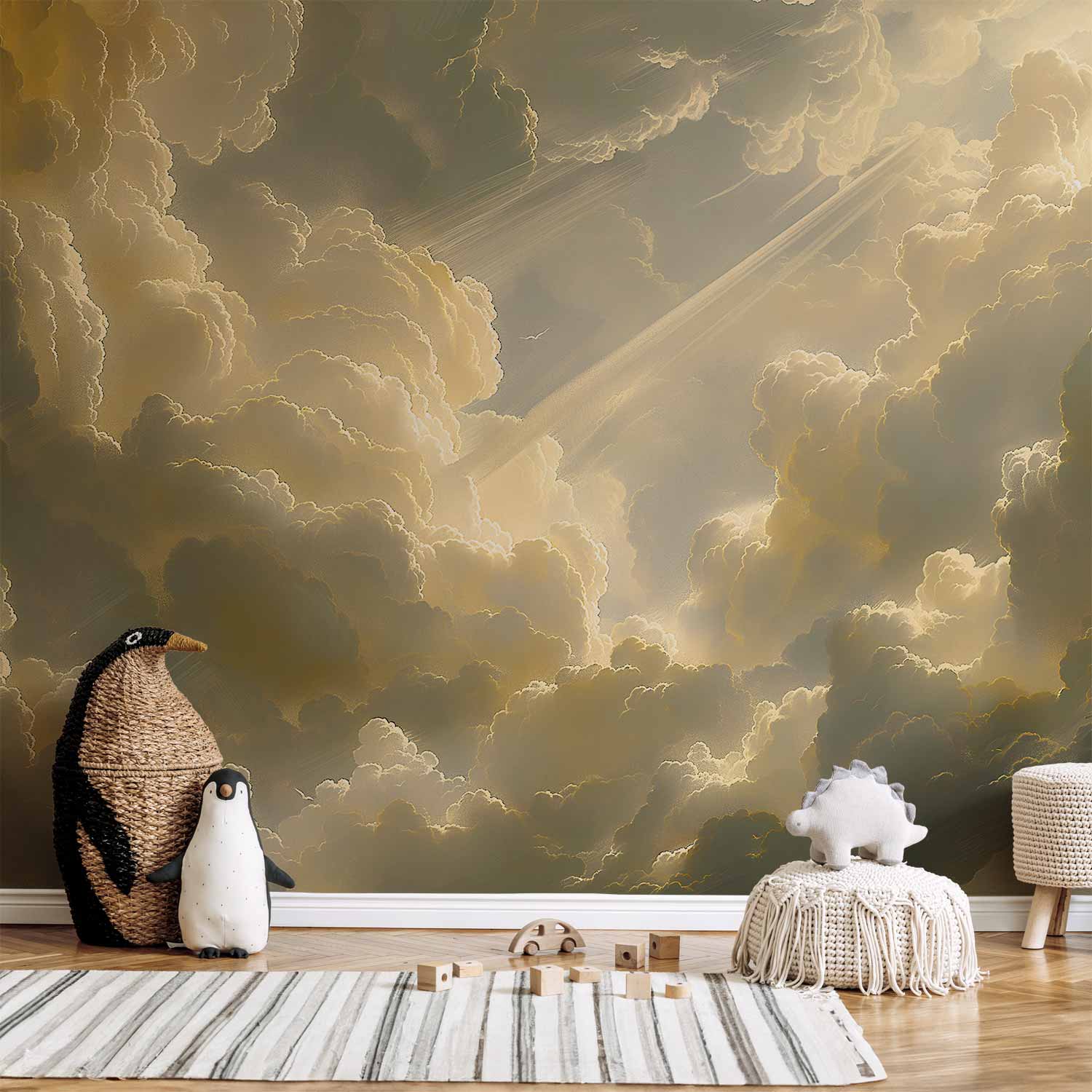 Colorful Cloudscape Wall Mural