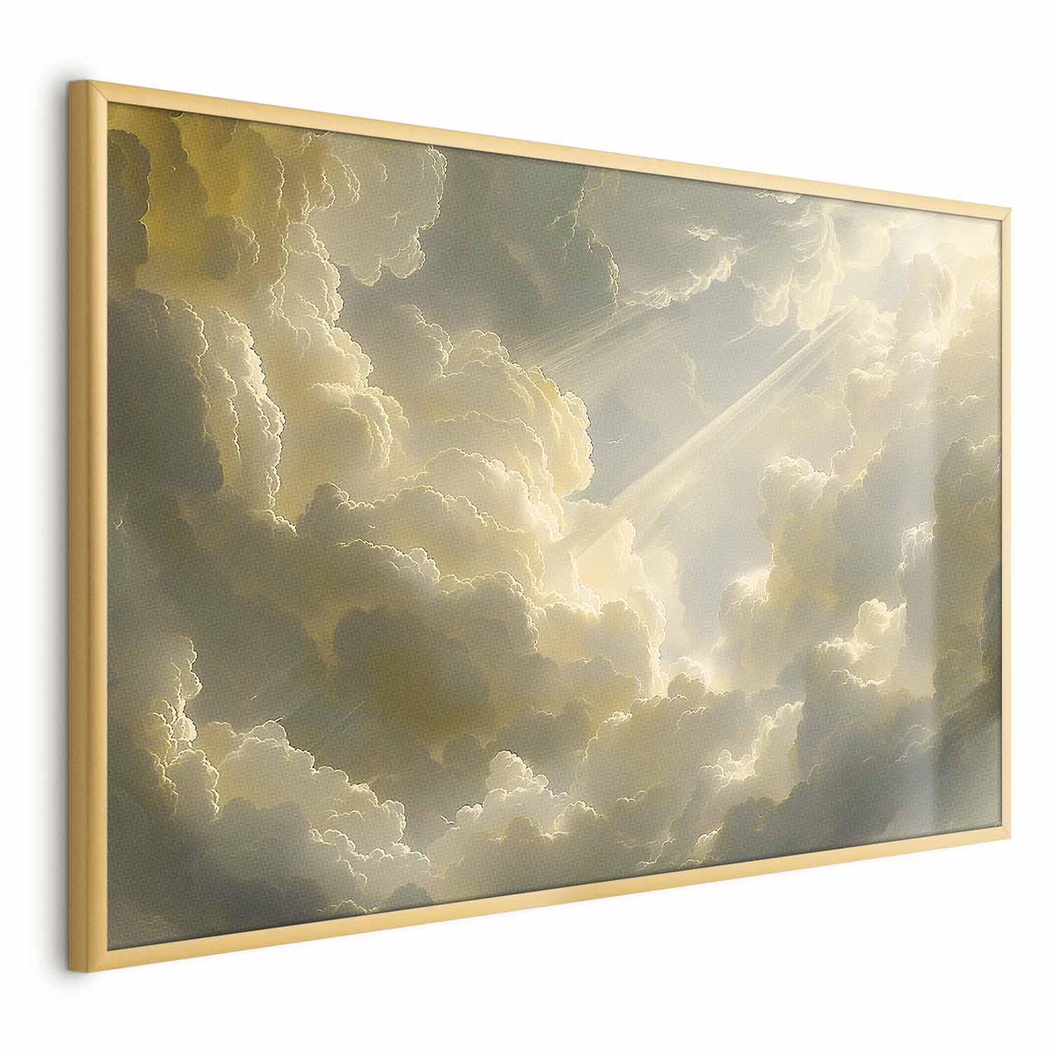 Colorful Sky Clouds Contemporary Poster