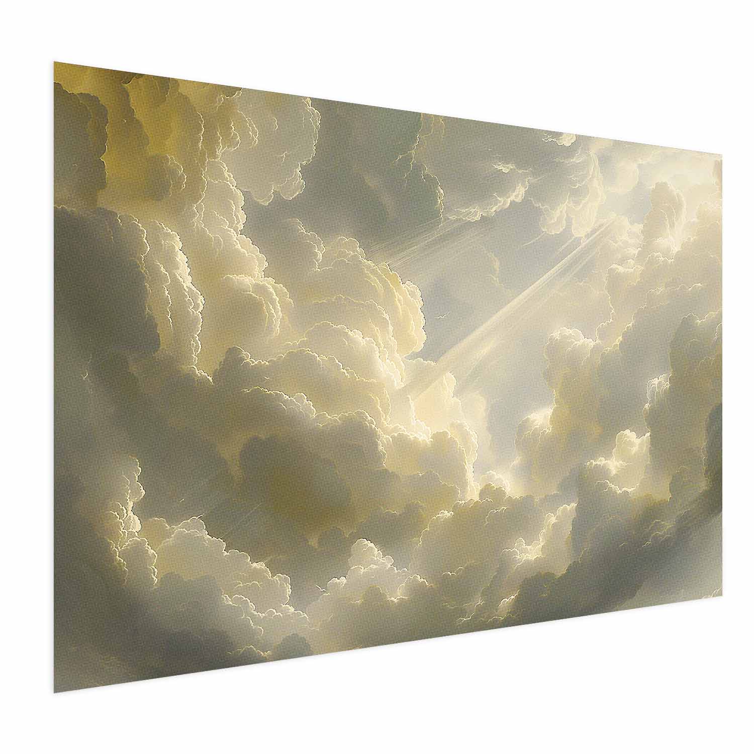 Colorful Sky Clouds Contemporary Poster