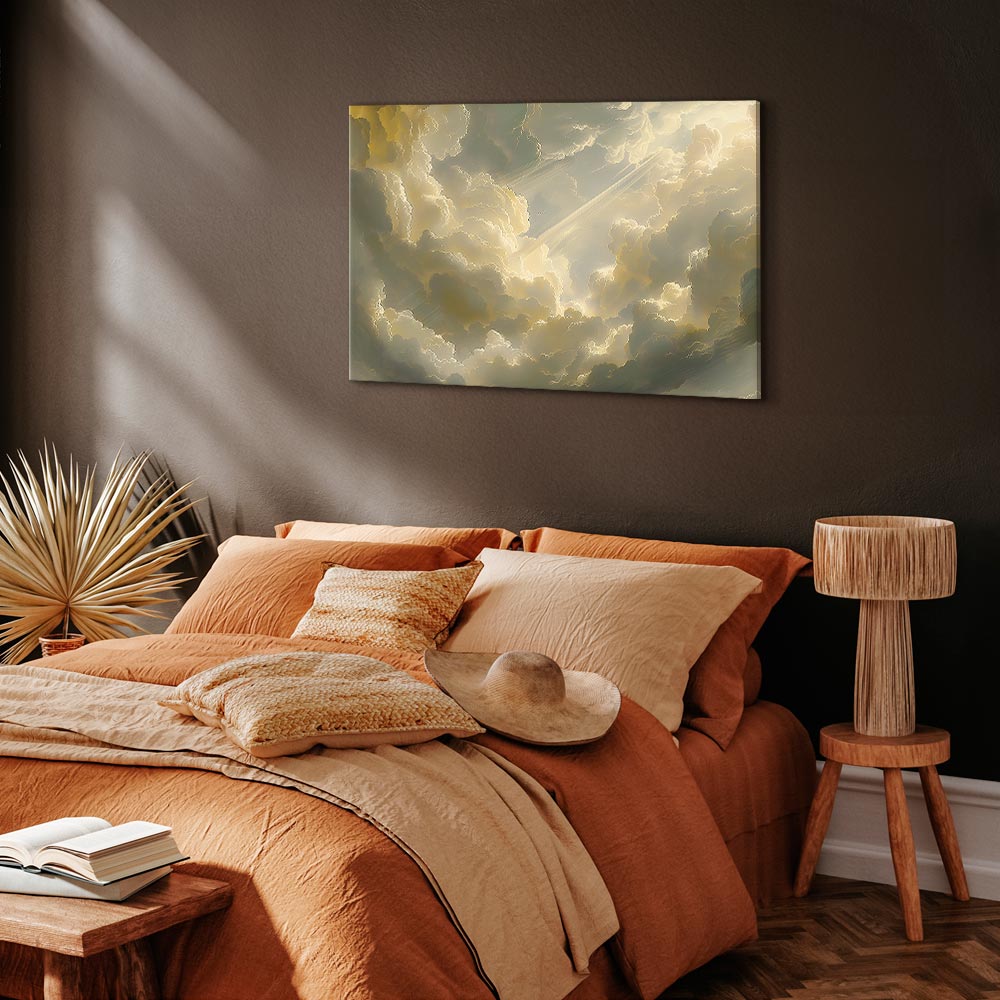 Canvas Print - Enchanting Colors Against Cloud Backdrop