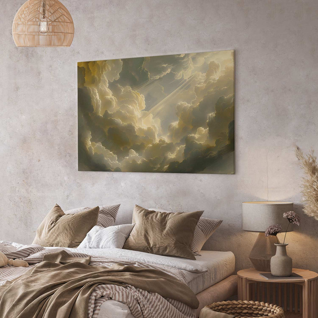 Colorful Cloudscape Contemporary Canvas Print